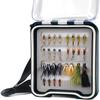 IEVEI 28 Pcs Fly Fishing Flies Kit Portable Handmade Nymph Streamer Flies Assortment Kit with Box Trout Fishing Fly Lures view 1