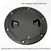 asdmm Boat Inspection Deck Plate Hatch for Kayak Yacht Sailing Circular Seals Accessories, with Detachable Cover, Non Slip (6") view 3