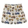 Aflyko Boys' Board Shorts Farm Tractor Swim Trunk Beach Swimwear view 1