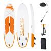 AQUATEC 6" Thick Inflatable Paddle Boards - Premium Paddle Board | SUP Accessories - Adjustable Paddle, Pump & Backpack (11.5ft Inter. Board (267lb MAX), with Seat) view 1