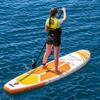 AQUATEC 6" Thick Inflatable Paddle Boards - Premium Paddle Board | SUP Accessories - Adjustable Paddle, Pump & Backpack (11.5ft Inter. Board (267lb MAX), with Seat) view 4