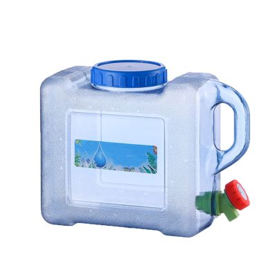 5/5.5L/7.5/8/10/12L Capacity Outdoor Water Bucket Portable Driving Water Storage Bucket Tank Container with Faucet for Camping Picnic,5 Liters