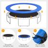 Goplus Trampoline Replacement Pad, 16 15 14 12 10 8FT Spring Cover, No Holes for Poles, Water-Resistant Universal Round Trampoline Accessories Safety Pad (Without Opening Design, Blue, 16 FT) view 3