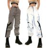Men Women Rave Reflective Pants with Pocket Sport Joggers Casual Sport Pants Track Trousers Sweatpants Party Festival view 2