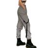 Men Women Rave Reflective Pants with Pocket Sport Joggers Casual Sport Pants Track Trousers Sweatpants Party Festival view 3