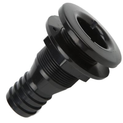 Acouto Thru Hull Fittings for Boats, 11/4in Thru Hull Fitting for Boats ABS Plastic Thru Hull Connection Pipe Fitting for Onboard Plumbing System