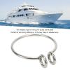 Acouto boat ring for ring, Anchor Retriever Ring 8mm Marine Anchor Retrieval Ring Anchor Retrieving System Stainless Steel Polished for Boat Yacht Fishing view 4