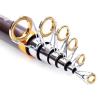 XINNUO Telescopic Carbon Fiber Fishing Rod with 5000 Metal Spinning Reel Super-Hard Long-Range Sea Pole Travel Rock Fishing Rod Set for Fishing Beginner and Angler 2.1m-3.6m (Size : 3.6m) view 2