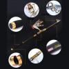 XINNUO Telescopic Carbon Fiber Fishing Rod with 5000 Metal Spinning Reel Super-Hard Long-Range Sea Pole Travel Rock Fishing Rod Set for Fishing Beginner and Angler 2.1m-3.6m (Size : 3.6m) view 3
