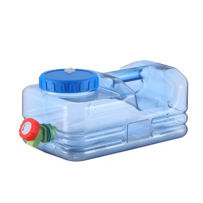 5/5.5L/7.5/8/10/12L Capacity Outdoor Water Bucket Portable Driving Water Storage Bucket Tank Container with Faucet for Camping Picnic,5.5 Liters