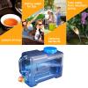 5/5.5L/7.5/8/10/12L Capacity Outdoor Water Bucket Portable Driving Water Storage Bucket Tank Container with Faucet for Camping Picnic,5.5 Liters view 4