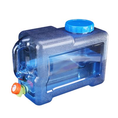 5/5.5L/7.5/8/10/12L Capacity Outdoor Water Bucket Portable Driving Water Storage Bucket Tank Container with Faucet for Camping Picnic,12 Liters