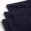French Toast Girls Biker Shorts - 3 Pack Soft Cotton Stretchy Under Girls Bike Shorts for Uniforms Skirts and Dresses, Size X-Large, Navy/Navy/Navy view 4