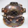 NAUTICAL COLLECTION Decorative Divers Helmet Solid Steel & Aluminum Scuba Diving Helmet 18" Diving Helmet Replica US Navy Mark V in Copper Antique Finish view 3