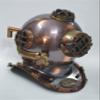 NAUTICAL COLLECTION Decorative Divers Helmet Solid Steel & Aluminum Scuba Diving Helmet 18" Diving Helmet Replica US Navy Mark V in Copper Antique Finish view 4