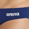 ARENA Mens Team Solid Swim Brief MaxLife Athletic Swimwear Professional Training Swimsuit Sports Bathing Suit, Navy/White, US Size 28 view 4