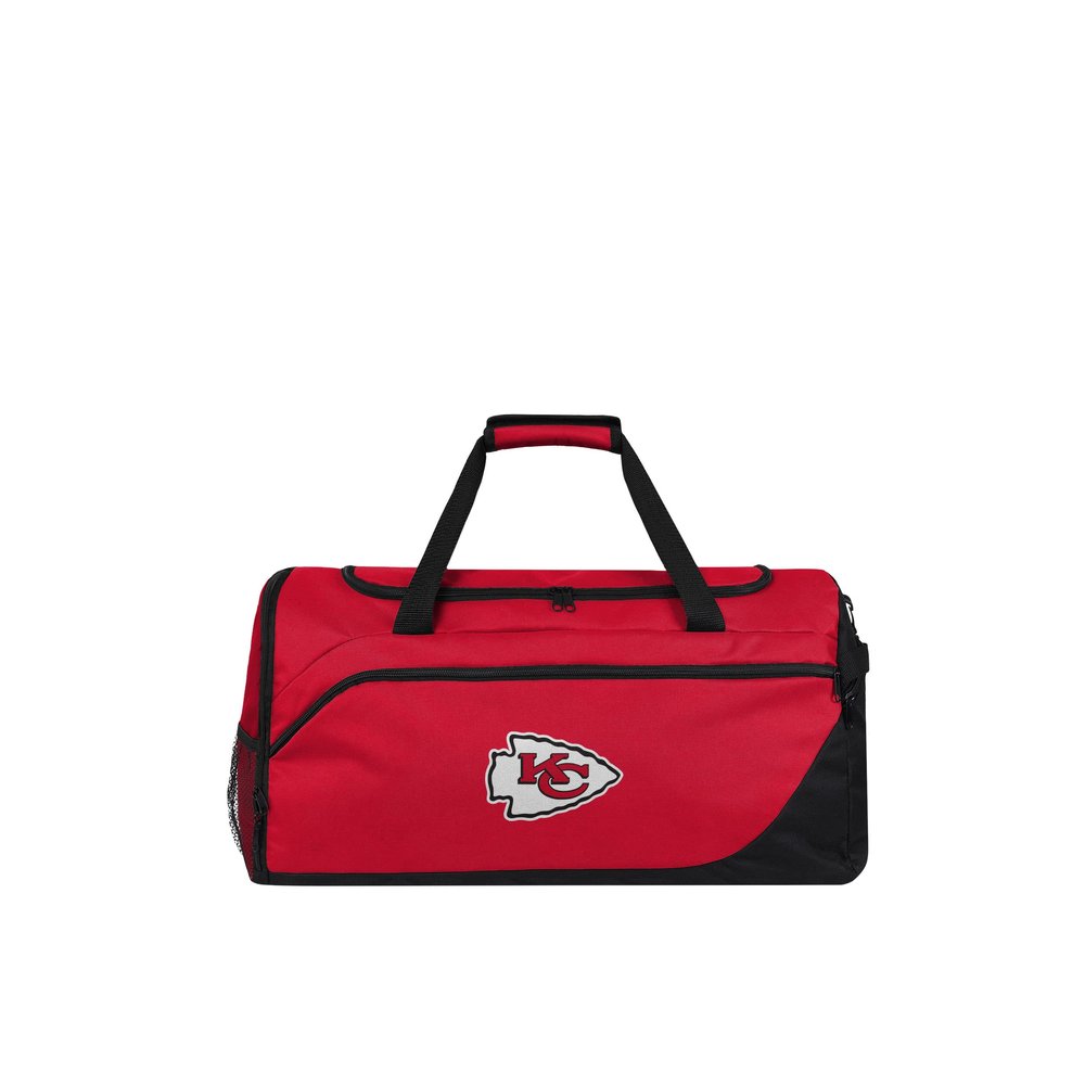 FOCO Kansas City Chiefs NFL Solid Big Logo Duffle Bag