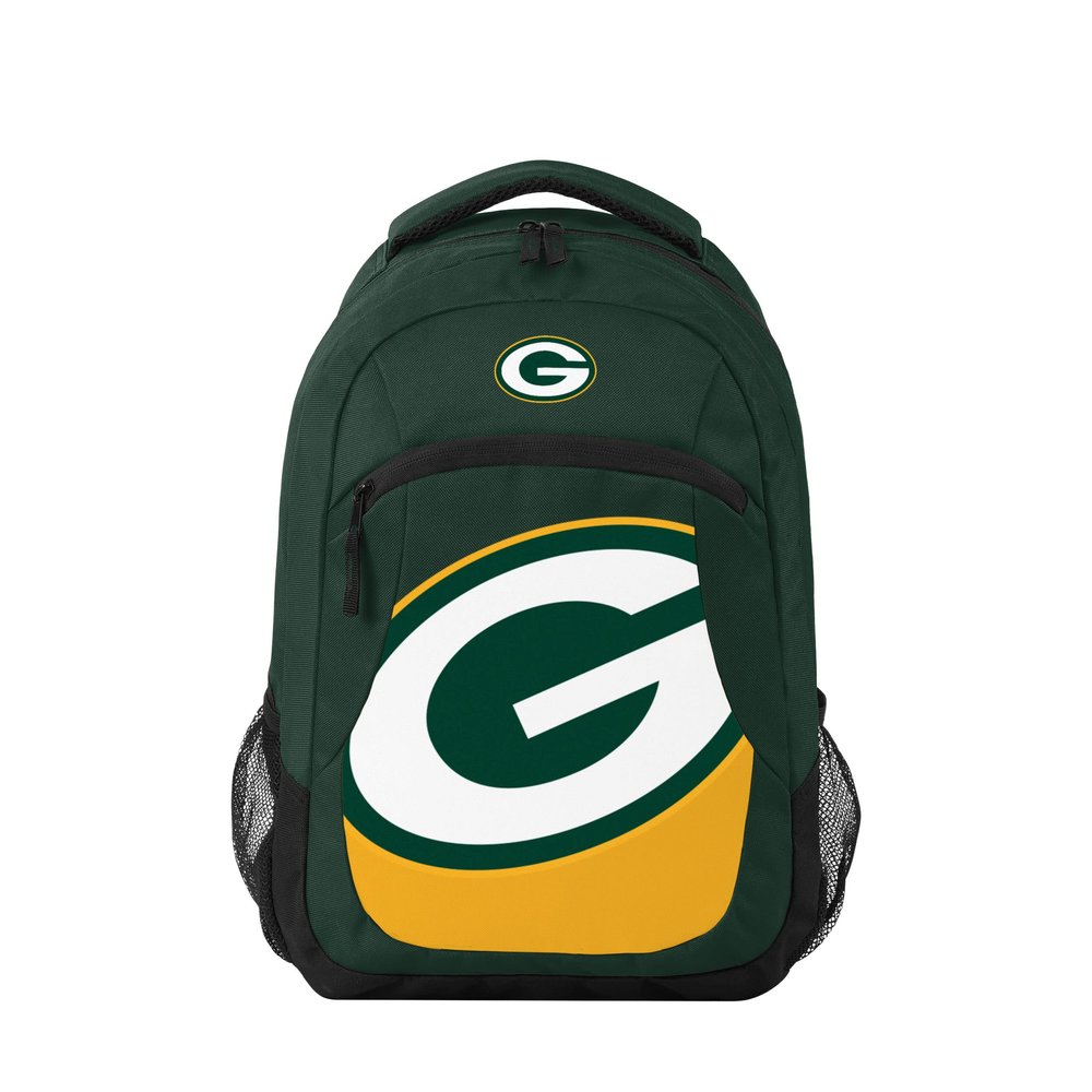 FOCO Green Bay Packers NFL Colorblock Action Backpack