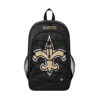 New Orleans Saints NFL Big Logo Bungee Backpack
