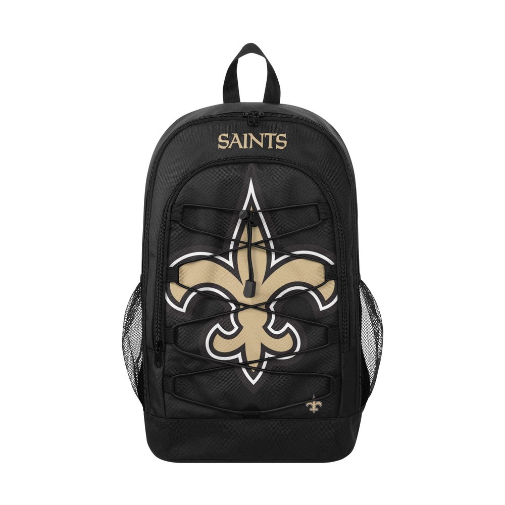 New Orleans Saints NFL Big Logo Bungee Backpack