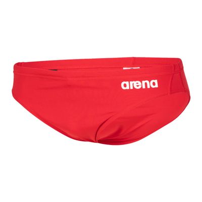 Arena Brief Boy Team Solid, Red-white, 4-5 anni