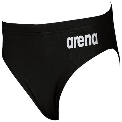 Arena Boy's Boy's Team Swim Briefs Solid BOY'S TEAM SWIM BRIEFS SOLID (pack of 1), Black-white, 30