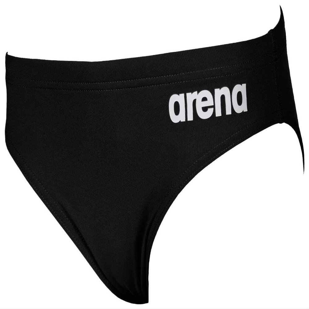 Arena Boy's Boy's Team Swim Briefs Solid BOY'S TEAM SWIM BRIEFS SOLID (pack of 1), Black-white, 30
