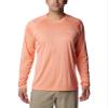 Columbia Men's Fork Stream Long Sleeve Shirt, Summer Peach, X-Large view 1