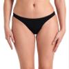 ARENA Women's Team Solid Swim Bottom Athletic Bikini Brief Only Competitive Swimming Training Ladies Bathing Suit, Black/White, US Size 38 view 1