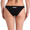 ARENA Women's Team Solid Swim Bottom Athletic Bikini Brief Only Competitive Swimming Training Ladies Bathing Suit, Black/White, US Size 38 view 2