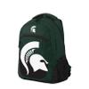 FOCO Michigan State Spartans NCAA Colorblock Action Backpack view 2