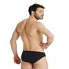 ARENA Mens Team Solid Swim Brief MaxLife Athletic Swimwear Professional Training Swimsuit Sports Bathing Suit, Black/White, US Size 34 view 2