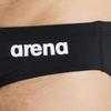 ARENA Mens Team Solid Swim Brief MaxLife Athletic Swimwear Professional Training Swimsuit Sports Bathing Suit, Black/White, US Size 34 view 4