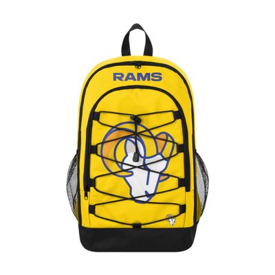 FOCO Los Angeles Rams NFL Big Logo Bungee Backpack