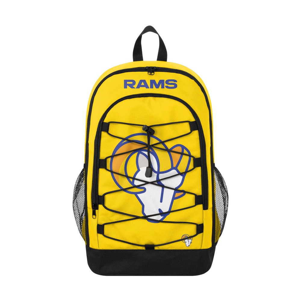 FOCO Los Angeles Rams NFL Big Logo Bungee Backpack
