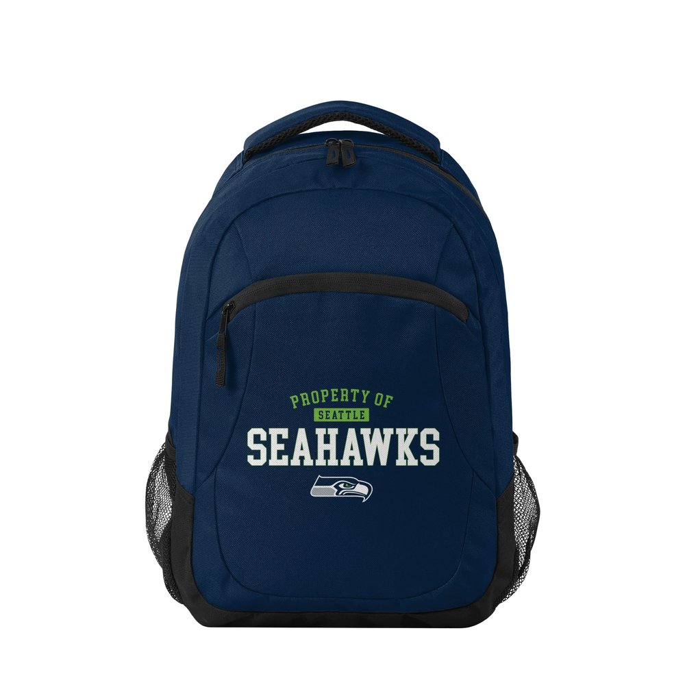 FOCO Seattle Seahawks NFL Property Of Action Backpack