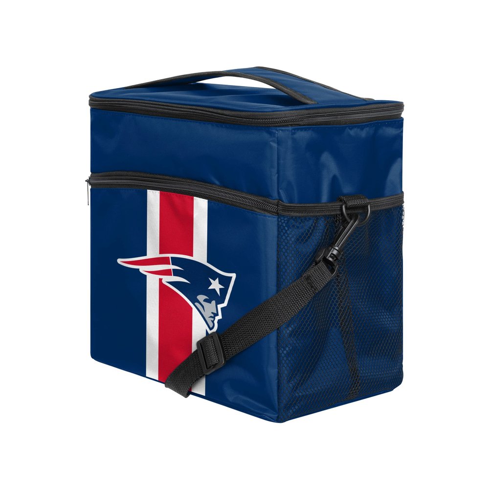 FOCO New England Patriots NFL Team Stripe Tailgate 24 Pack Cooler