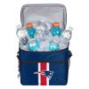 FOCO New England Patriots NFL Team Stripe Tailgate 24 Pack Cooler view 3