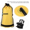 Bright Yellow Autovalve Nylon Paddle Float, Floating Bag, Kayaker Floating Bag, Inflatable Kayak Assist for Kayak Canoe with Reflective Strips view 3