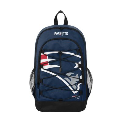 New England Patriots NFL Big Logo Bungee Backpack