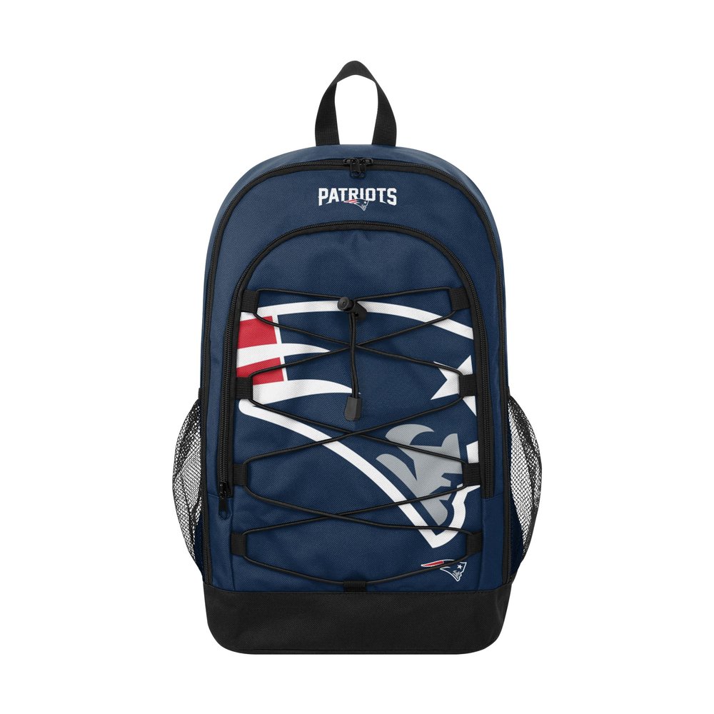 New England Patriots NFL Big Logo Bungee Backpack
