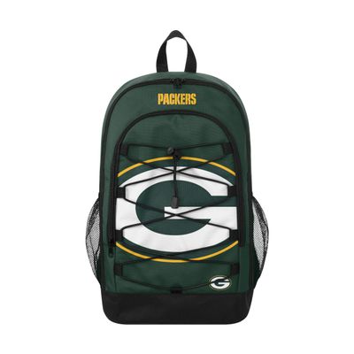 FOCO Green Bay Packers NFL Big Logo Bungee Backpack
