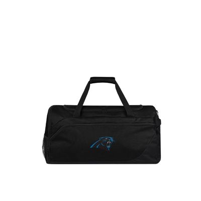 FOCO Carolina Panthers NFL Solid Big Logo Duffle Bag