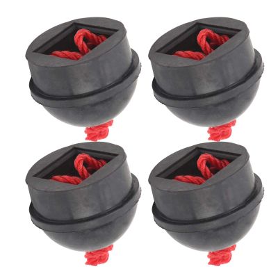 VBESTLIFE Pocket Billiard Pool Chalk Holders, 4Pcs Cue Chalk Holder Ith Cord Cue Chalkbilliards & Pool(Black) Holder