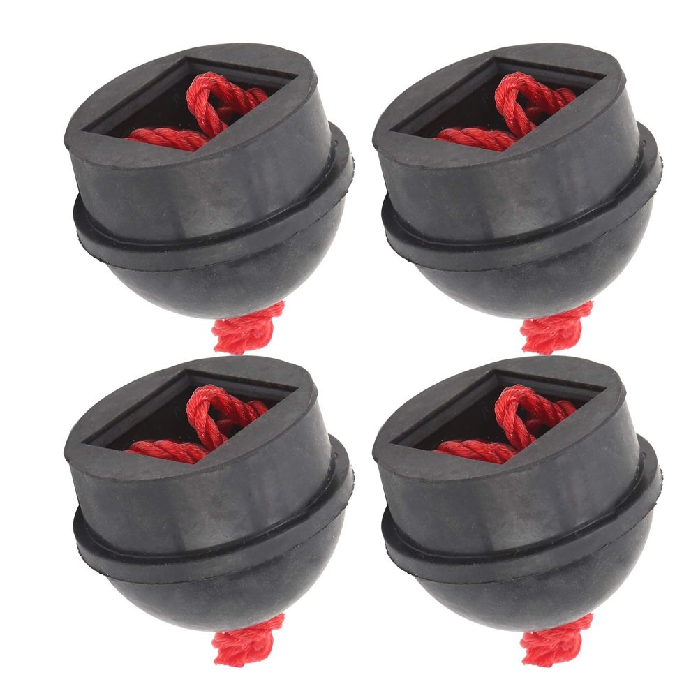 VBESTLIFE Pocket Billiard Pool Chalk Holders, 4Pcs Cue Chalk Holder Ith Cord Cue Chalkbilliards & Pool(Black) Holder