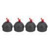 VBESTLIFE Pocket Billiard Pool Chalk Holders, 4Pcs Cue Chalk Holder Ith Cord Cue Chalkbilliards & Pool(Black) Holder view 2