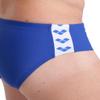 ARENA Feel Icons Solid Men's Swim Brief Waterfeel Stretchy Fitness Swimming Stylish Suit, Royal, 40 view 3