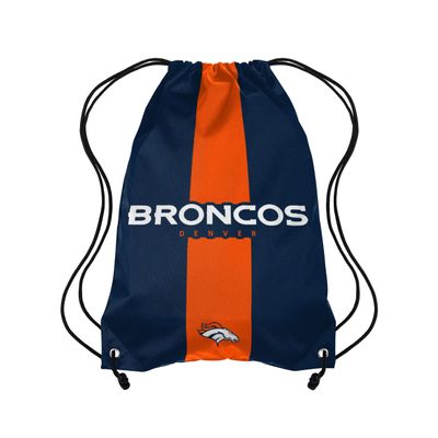 FOCO Denver Broncos NFL Team Stripe Wordmark Drawstring Backpack