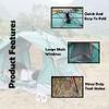 Portable Travel Toilet with Pop Up Tent Sun Shelter for Camping and Hiking view 4