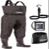 Foxelli Chest Waders  Waterproof 2-ply Nylon/PVC Camo Hunting Fishing Waders for Men and Women with Boots view 1